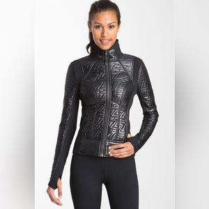 Zella ‘Z Quilt’ Moto Jacket - Black - size Small